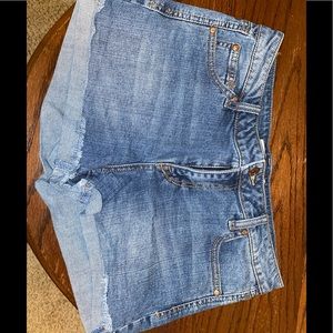 Denim shorts